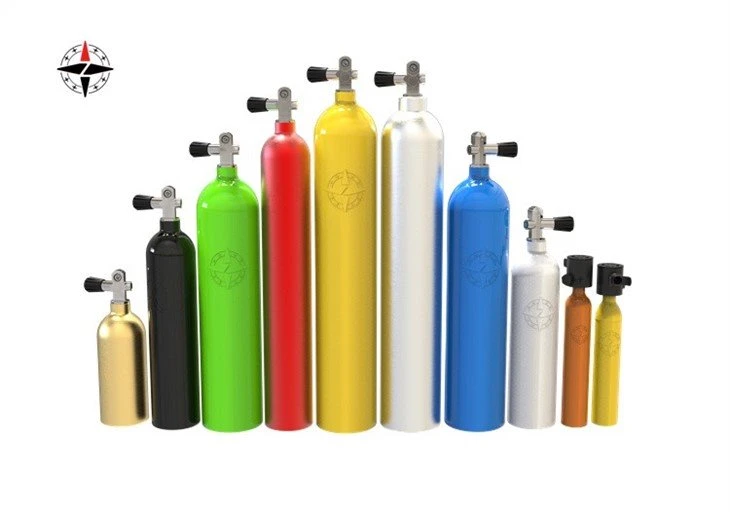 Aluminum 100 SCUBA cylinder